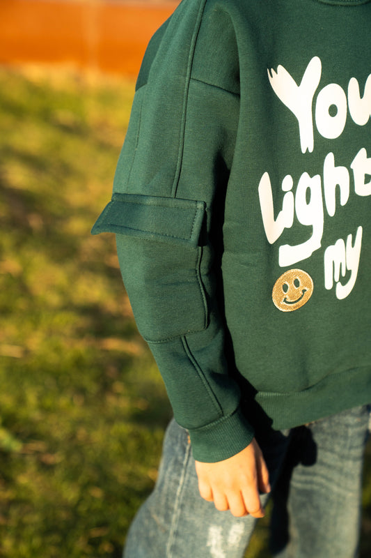 Light up sweatshirt