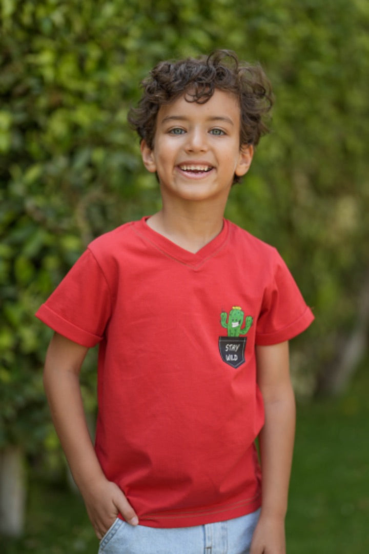 Looking sharp pocket T-shirt
