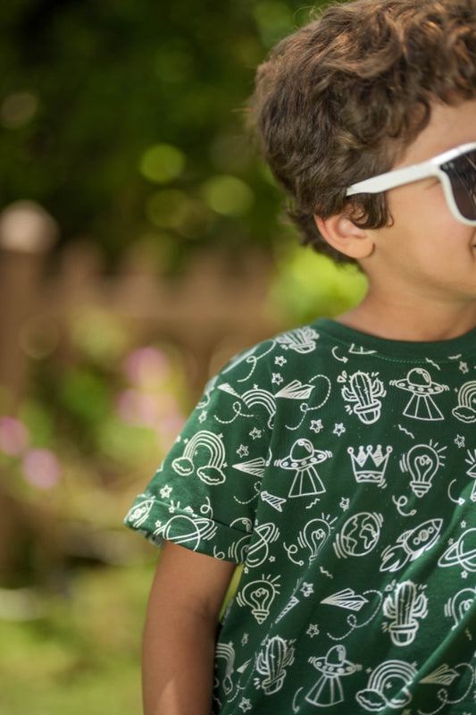 Icons T-shirt - Dark green