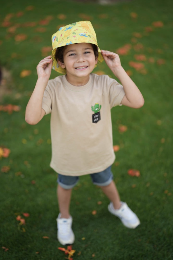 Bright yellow Bucket Hat