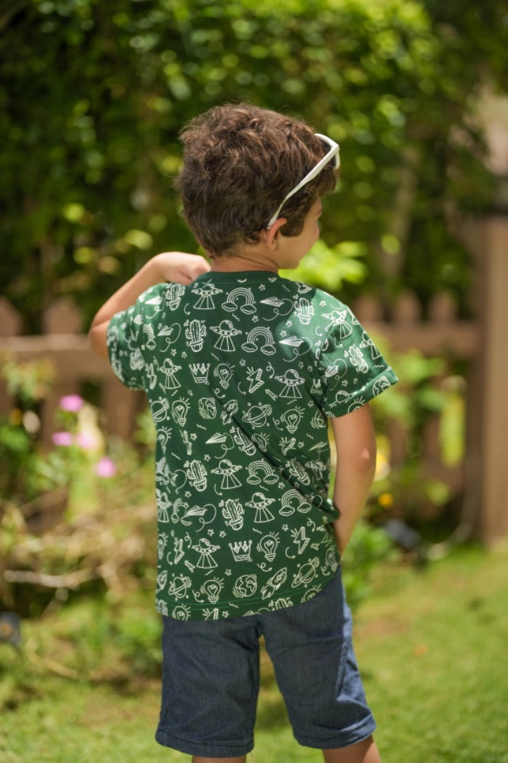 Icons T-shirt - Dark green