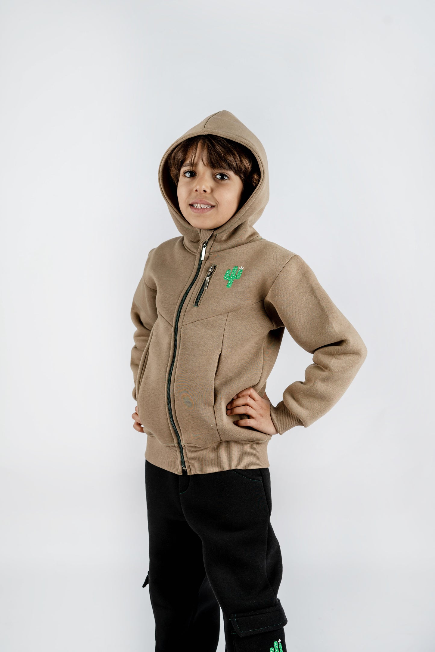 Taupe hoodie
