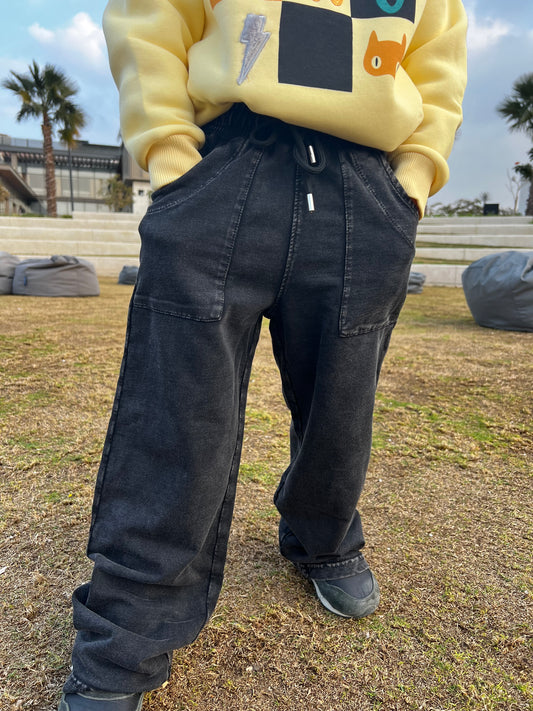 Washed sweatpants